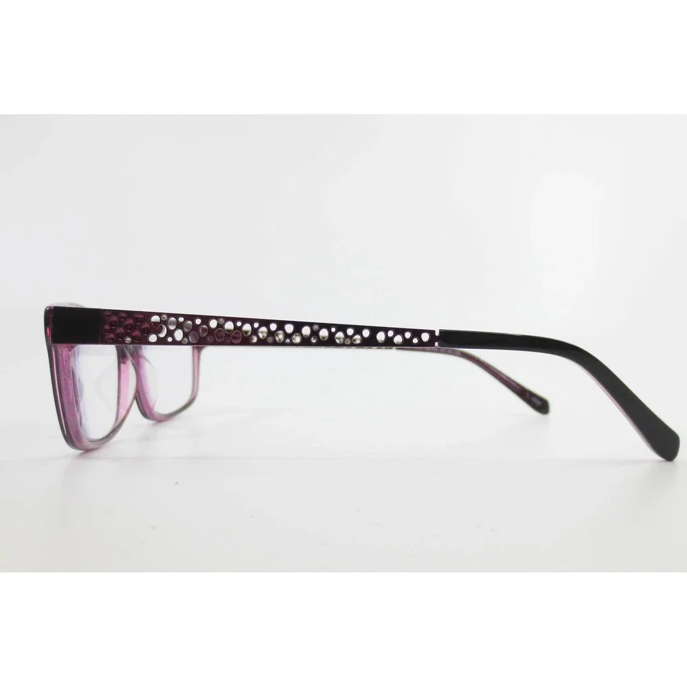 Saks Fifth Avenue SA 5004 BK/PK Black Pink Rectangular Eyeglasses Frames